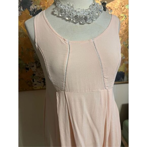 H & M Mama sweet peach sleeveless short maternity dress M - Picture 2 of 6